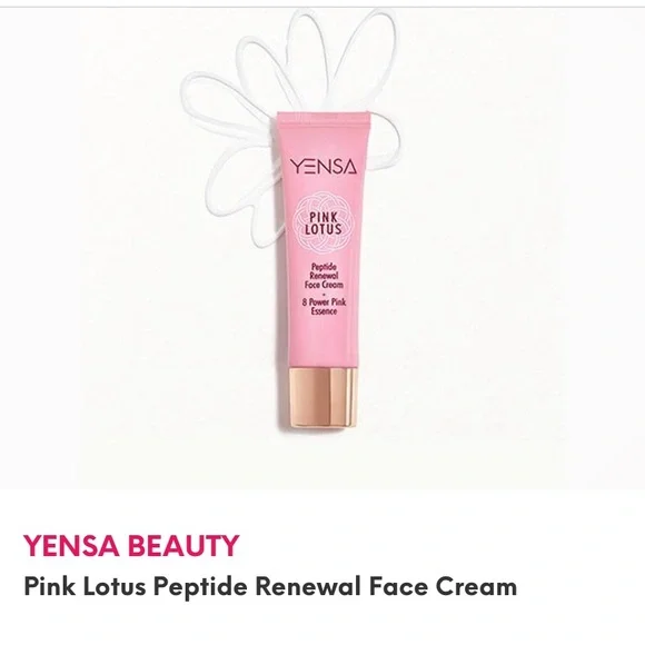 YENSA BEAUTY Pink Lotus Peptide Renewal Face Cream - Picture 1 of 7